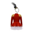 thumbnail image 2 of JanJean Girls Circus Drummer Band Costume Halloween Bodysuit Mesh Tutu Dance Dress Leotard for Red 4, 2 of 7