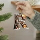 thumbnail image 1 of Adornos de árbol de Navidad de 26 letras - Decoraciones acrílicas personalizadas con gorros de Papá Noel, de una pieza, 1 of 7