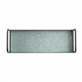 thumbnail image 3 of Galvanized Steel Triple Shelving - Industrial Storage Rack for Garage/Kitchen/Basement, Silver (35"W x 12.5"D x 40"H), 3 of 5