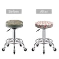 thumbnail image 3 of Uemuo Cartoon Koala Bear Pattern Round Bar Stool Seat Covers Washable Stool Cushion Slipcover Elastic Bar Chair Covers-13 inch, 3 of 7