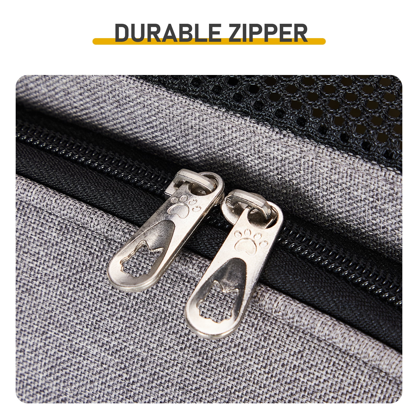 ZephyPaws Pet Carrier Backpack for Cats, Dogs and Small Animals, Portable Pet Travel Carrier, Super Ventilated Design, Airline Approved, Ideal for Traveling/Hiking/Camping  up to 26 lbs