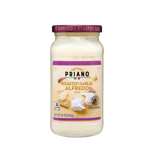 Priano Alfredo Four Cheese, Creamy,Roasted Garlic Sauce Variety 6