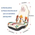 thumbnail image 3 of Fotbe Black African Woman Funda para Asiento de Auto con Estampado – Impermeable y Antisudor – Ajuste Universal, Lavable a Máquina, Antideslizante (1 Pieza), 3 of 5