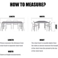 thumbnail image 4 of LCGOD Patio Furniture Cover,Outdoor Furniture Covers Waterproof General Purpose, Outdoor Sofa Sets Covers Heavy Duty Windproof Anti-UV 135.5”Lx83”Wx30”H, 4 of 9