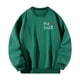 thumbnail image 2 of Sudadera con cuello redondo para mujer, ropa deportiva, informal, a la moda, con estampado gráfico, ropa informal, Top para deportes, viajes, caminar, M Yinane Sudaderas con cuello redondo, 2 of 8