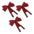 thumbnail image 4 of Unique Bargains Women's Elegant Ribbon Multi-layer Bow Hair Clips 3 Pcs Red, 4 of 5