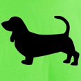 thumbnail image 3 of CafePress - Basset Hound Silhouette Light T Shirt - Light T-Shirt - CP, 3 of 4
