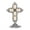 White, variant on Symbols Of Faith Octagon Stone Cross Tabletop Stand
