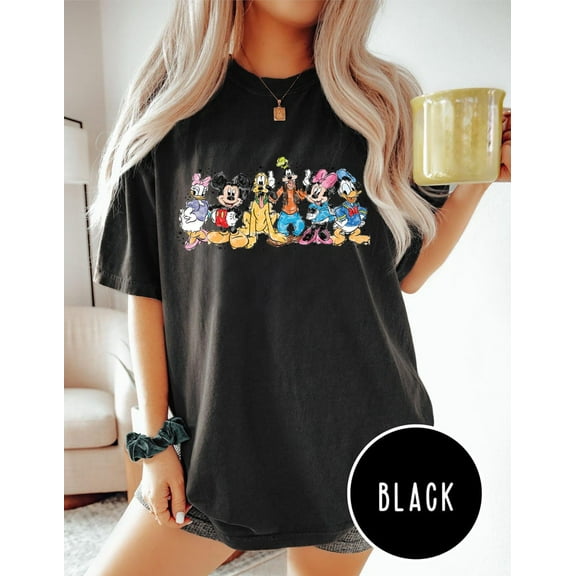 Mickey and Friends Shirt, Watercolor Mickey Mouse Shirt, Disney World Shirt, Mickey and Friends Disney Shirts, Mickey Mouse