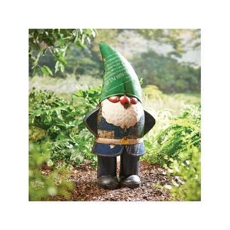 Art Artifact Recycled Metal Garden Gnome Indoor Outdoor Home And Art Artifact Recycled Metal Garden Gnome Indoor Outdoor Home And Lawn Decoration