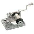 thumbnail image 2 of Dytern DIY Music Box Movement Hand Crank Musical Mechanism DIY Music Box Replacement Mechanism, 2 of 11