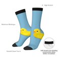 thumbnail image 4 of Logiee Cute Ducky Print Adult Socks for Men & Women,Calf Socks, Ankle Socks,Boots Socks,Breathable Casual Sock,Unisex Crew Socks, 4 of 6