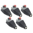 thumbnail image 2 of 5.5X2.1Mm Dc Male Female Wire Connector No Screws Dc Power Plug Adapter, 2 of 8