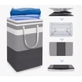 thumbnail image 3 of 3 Piezas 75 L Cestos Para Ropa Sucia Plegable Para Baño, 3 of 4