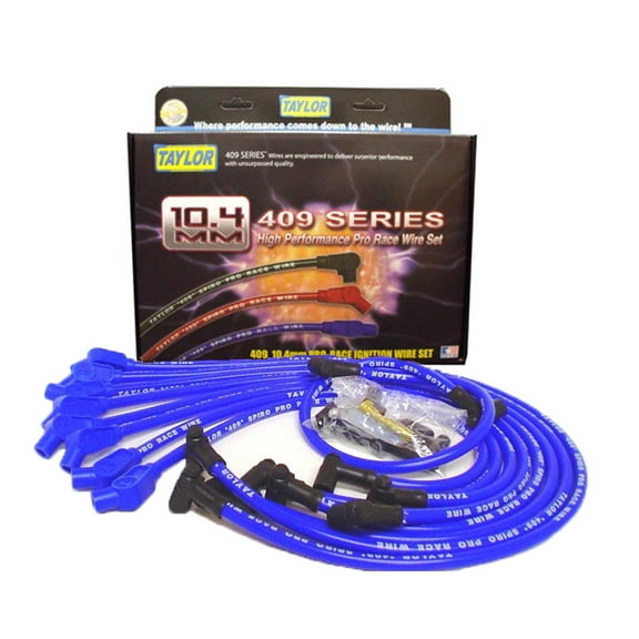 Taylor Wire / Vertex 79666 TAY79666 409 SPIRO-PRO CUSTOM BLUE Fits select: 1968-1978 LINCOLN CONTINENTAL, 1977-1978 LINCOLN MARK V