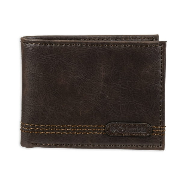 Billetera Columbia Slimfold, capacidad extra, piel, para hom