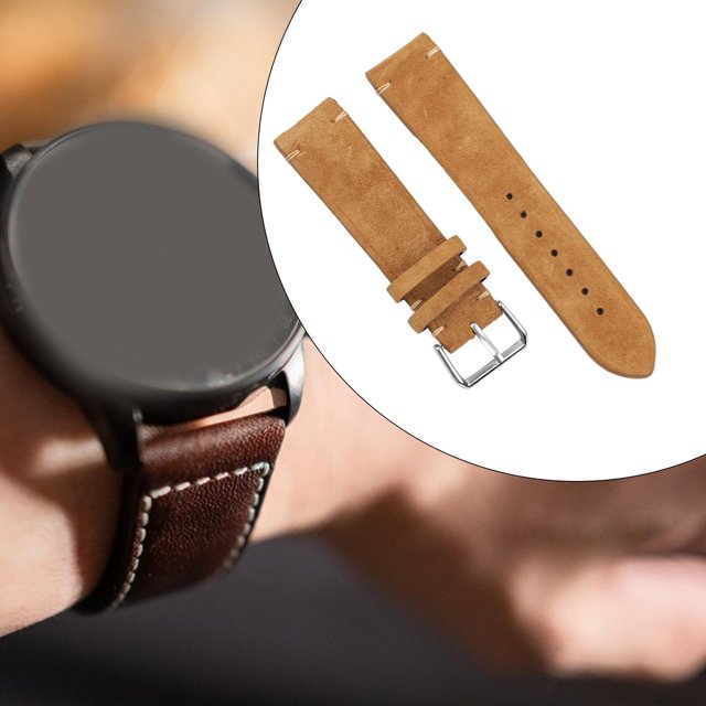 Correa de muñeca Accesorios de reloj de cuero de moda con hebilla de acero inoxidable 20mm