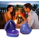 thumbnail image 3 of Caja para anillos de compromiso con forma de corazón, con luz LED, ideal para bodas y propuestas (caja azul real con forma de corazón), 3 of 5