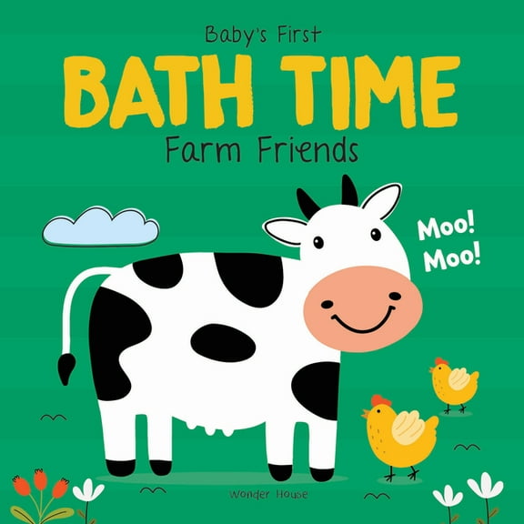 Baby's First Bath Time: Farm Friends, (Board Book)