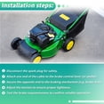 thumbnail image 7 of Unique Bargains No.GX22297 Zone Control Cable for John Deere JS20 JS40 PC9570 PC9572 21 Inch Walk Behind Lawn Mower Control Cable, 7 of 7