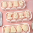 thumbnail image 1 of Molde de silicona for paletas de dibujos animados, máquina for hacer helados reutilizable for diversión de verano, accesorio de cocina de 9,84'' x 3,94'', 1 of 4
