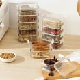 thumbnail image 2 of Transparent Kitchen Spice Jars with Lids, 5-Pack Airtight Containers for Herbs, Coffee, Tea, and Pantry Organization, 2 of 9