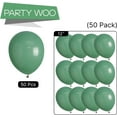 thumbnail image 4 of Sage Green Balloons 50 pcs 12 Inch Matte Dusty Olive  Green Eucalyptus Latex Helium Balloons for Wedding Baby Shower Gender Reveal Birthday Graduation Safari Party Decorations Green-F03, 4 of 13