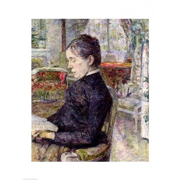 Adele Tapie de Celeyran Canvas Art - Henri de Toulouse-Lautrec (18 x 24)