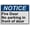 Warning Sign 1, variant on Not an Exit Sign, Industrial Not an Exit Sign 8"x12" UV Resistant for Indoor Outdoor Workplace