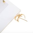 thumbnail image 6 of Unique Bargains 1 Pc Ponytail Buckle Hair Clip Cross Faux Pearl Hair Ponytail Cuff for Women Gold Tone, 6 of 6