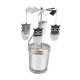 thumbnail image 5 of Candelabro giratorio Portavelas giratorios Vela cónica Vela giratoria Portavelas de luz de té para boda Navidad Chimenea Sala de estar Búho, 5 of 9