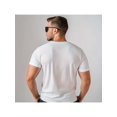thumbnail image 3 of Camiseta deportiva para hombre, cuello redondo, estampado geométrico, elasticidad media, tejido de punto para todo tipo de clima, camisetas informales, 3 of 7
