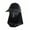 Black, variant on Women's Summer Sun Hat UV Protection Face Shield Mask for Cycling Riding Outdoor Adjustable Breathable Lightweight Khaki