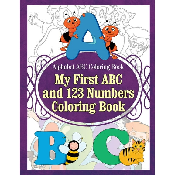 Alphabet ABC Coloring Book My First ABC and 123 Numbers Coloring Book (Paperback)