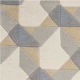 thumbnail image 4 of 3' x 5' Ivory or Grey Geometric Wool Area Rug, 4 of 5