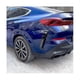 thumbnail image 5 of 1 Pair Rear Bumper Spoiler Cover Side Canard for X6 G06 2019-2023 Bright Black Banmo, 5 of 5