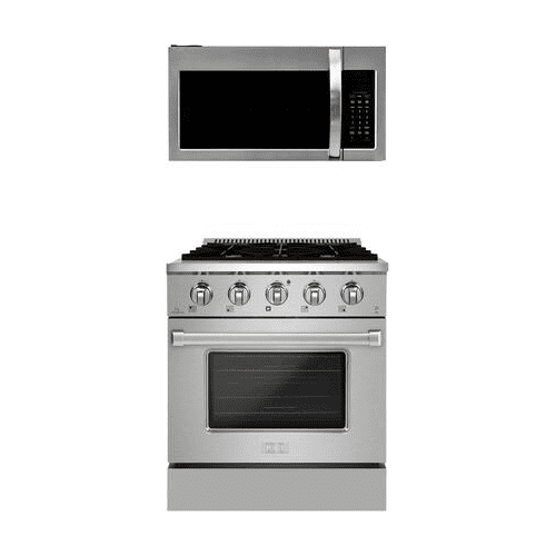 Forte 2 Piece Kitchen Appliances Package with FGR304BSS 30 Gas Range