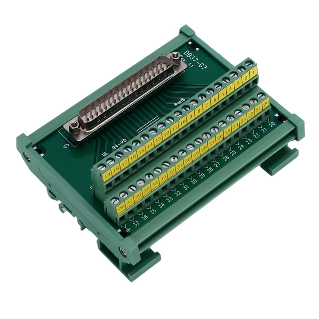 Placas De Derivación De PCB, Bloque De Terminales Recto Compacto De Contacto De Espaciado De 5 Mm Macho Para Cable De 14-26 AWG