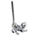 thumbnail image 1 of Rustic Silver Cast Iron Cat Paper Towel Holder 10", 1 of 1