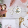 thumbnail image 6 of 3drose, Funny Worlds Greatest Pickle Lover Cartoon, 3 inch Snowflake Porcelain Ornament, 6 of 7