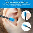 thumbnail image 4 of Silicone Double Head Earwax Remover Ear Pick Brush Cleaning Tools, 4 of 8