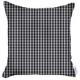 thumbnail image 2 of Bohemian Handmade Decorative Throw Pillow Houndstooth Jacquard 18" x 18" Blue Square Pillowcase for Couch, Bedding, 2 of 8