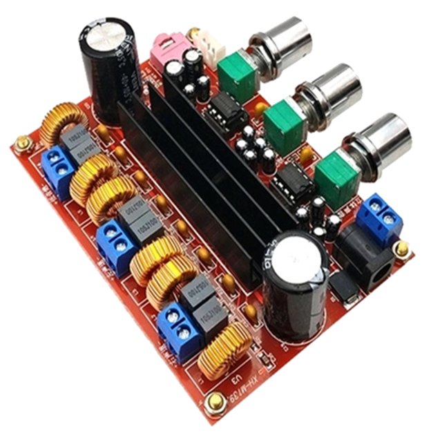 Módulo De Amplificador Digital De La Placa De Audio De 2x50W + 100W 2.1 Canales De Alta Potencia Sunnimix Amplificadores de alta potencia