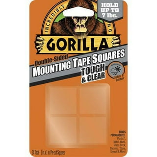 Gorilla® Tough and Clear Double-Sided Mounting Tape, Holds Up to