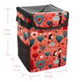 thumbnail image 5 of LOVE Foldable Car Trash Can with Lid, Leak-proof Mini Trash Can, Hanging Storage Bag, Car Trash Bin, 5 of 6