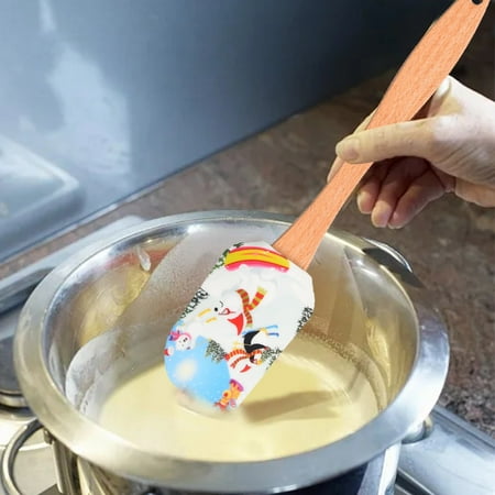 

BITOPYTOPSIY Silicone Spatula Household Stirring Spatula Silicone Kitchen Baking Cake Spatula Baking Tools Bakeware for Air Fryer Oven Xl Ceramic Bakeware with Lid compatible with Macaron Silicone