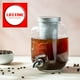 thumbnail image 5 of Cafetera fría de 1 galón - Filtro de malla fina de 3.ª generación - Espiga de acero inoxidable - Jarra dispensadora de bebidas en tarro de vidrio grande extra grueso, cafetera helada y jarra de té sol, 5 of 5