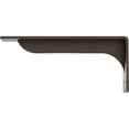 thumbnail image 4 of Ekena Millwork 2"W x 12"D x 5 1/4"H Embrey Steel Bracket, Hammered Dark Bronze, 4 of 11
