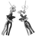 thumbnail image 5 of 1 juego de collar con abrazo creativo, pendientes, collar, conjunto de joyas, gargantilla y colgante, 5 of 5