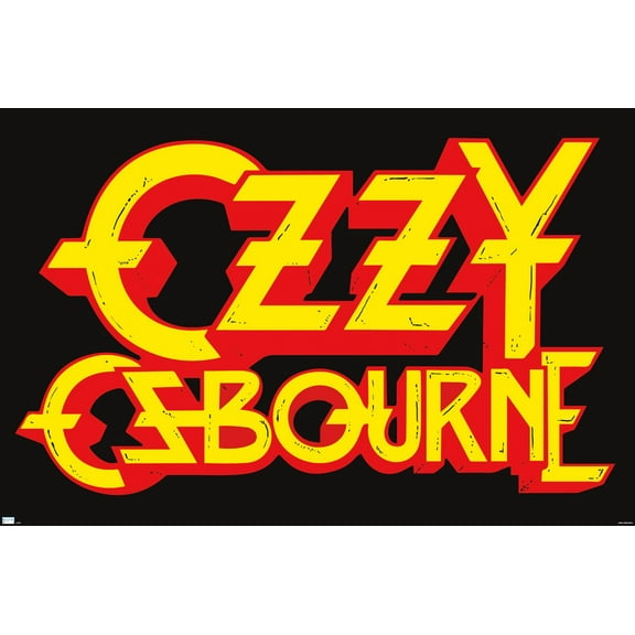 Ozzy Osbourne - Name Logo Wall Poster, 22.375" x 34"